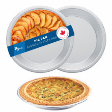 Norjac Pie Pan 10 tommer 3 Pack 100% Pure Aluminium Robust Rust Free Made in Canada.