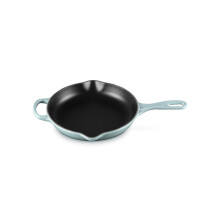 Le Creuset Enameled Cast Iron Signature Iron Handle Skillet 9"""" (1-3/8 qt.) Sea Salt