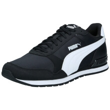 Scarpe da ginnastica unisex per adulti PUMA St Runner V2 NL, nere, nere e bianche, taglia 10.5 UK (45 EU)