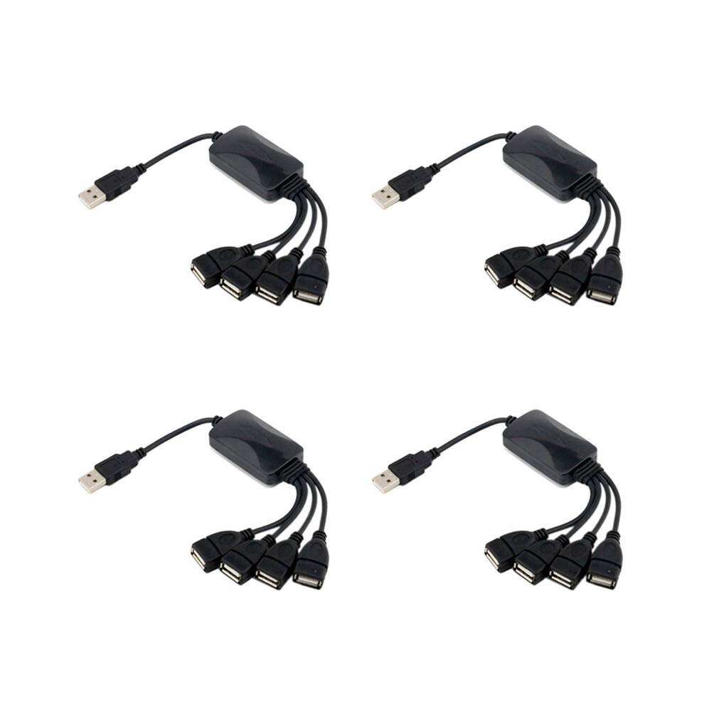 1 Male To 4 Female Usb Hub Splitter Extend Cable 2.0 Extension 4851369252663