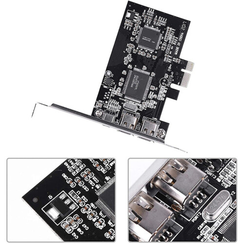 Κάρτα PCI-E PCI Express FireWire, με καλώδιο Firewire, για βίντεο κ.λπ 2