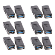 2 τεμάχια USB 3.0 Type A Female to Adapter Connector Coupler