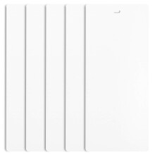 DALIX PVC vertik lne al zie n hradn lamely zaoblen hladk biele (dl ka 82,5) (5 bielych)