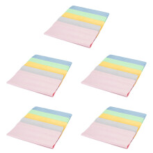 5Pcs Soft Chamois Glasses Cleaner Eyeglasses Fine Fiber Clean Cloth