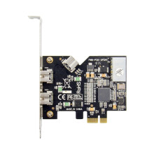 PCI Express PCI-E x1 To 3 Ports 1394B Controller Card Add On