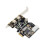 Προσθήκη κάρτας ελεγκτή PCI Express PCI-E x1 σε 3 θύρες 1394B 3