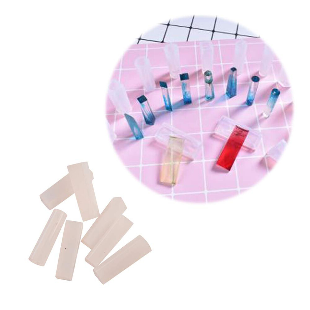 Wixine 7 Pezzi Stampi In Silicone Per Perline Di Gemme Pendenti Stampo In Resina Strumento Per La Creazione Di Gioielli Forme Kit-image