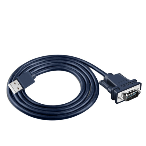 Convertidor USB A RS232 Cable de Puerto Serie DB9 Conversión Industrial 9 Transmisión Datos Macho Hembra 2