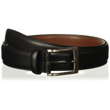 Perry Ellis Herren-Grtel Timothy aus Leder (Gren 3054 Zoll Big & Tall), Schwarz, 48