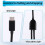 2-in-1 Audio Charging Cable Type-C Car Usb+3.5mm Aux 5