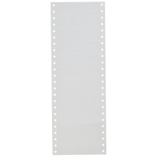 Compulabel Pinfeed Etiketten Fanfold Permanente Lijm 3 1/2"""""""" x 15/16"""""""" Wit (110654)