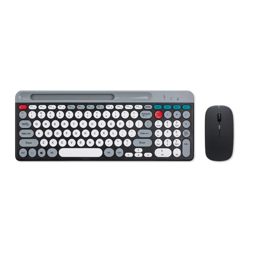 2.4G ασύρματο πληκτρολόγιο ποντίκι Combo Bluetooth Πολύχρωμο 2