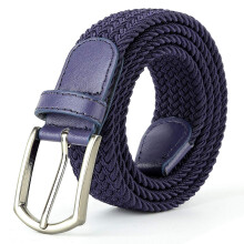 Radmire geflochtene Canvas-gewebte elastische Stretch-Grtel fr Herren, Damen, Junioren mit mehrfarbig