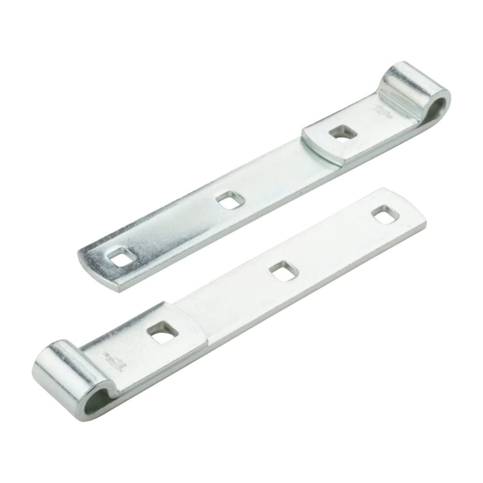 Charni  res    crochet/sangle    vis National Hardware N130-054 290BC en zinc plaqu  , paquet de 2, 8 pouces