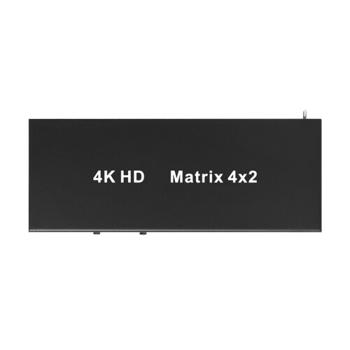 -Compatible Matrix 4X2 Switch Splitter 4K 30Hz with Audio EU Plug