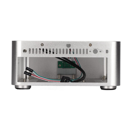 Aluminium Behuizing Kleine Desktopcomputerbehuizing PSU HTPC Mini-ITX PC-Behuizing 2 USB 3.0-Poorten 2