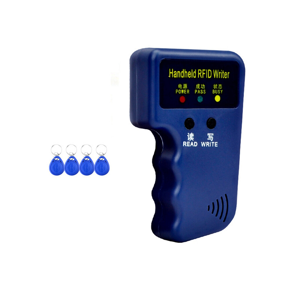 125Khz Rfid Card Reader+4 Keyfobs Kit Copier Writer Duplicator 4851369257767