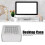 Aluminium Behuizing Kleine Desktopcomputerbehuizing PSU HTPC Mini-ITX PC-Behuizing 2 USB 3.0-Poorten 6