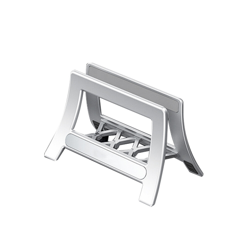 Vertical Laptop Stand Universal Desktop Laptap Dock Silver 4851369258184