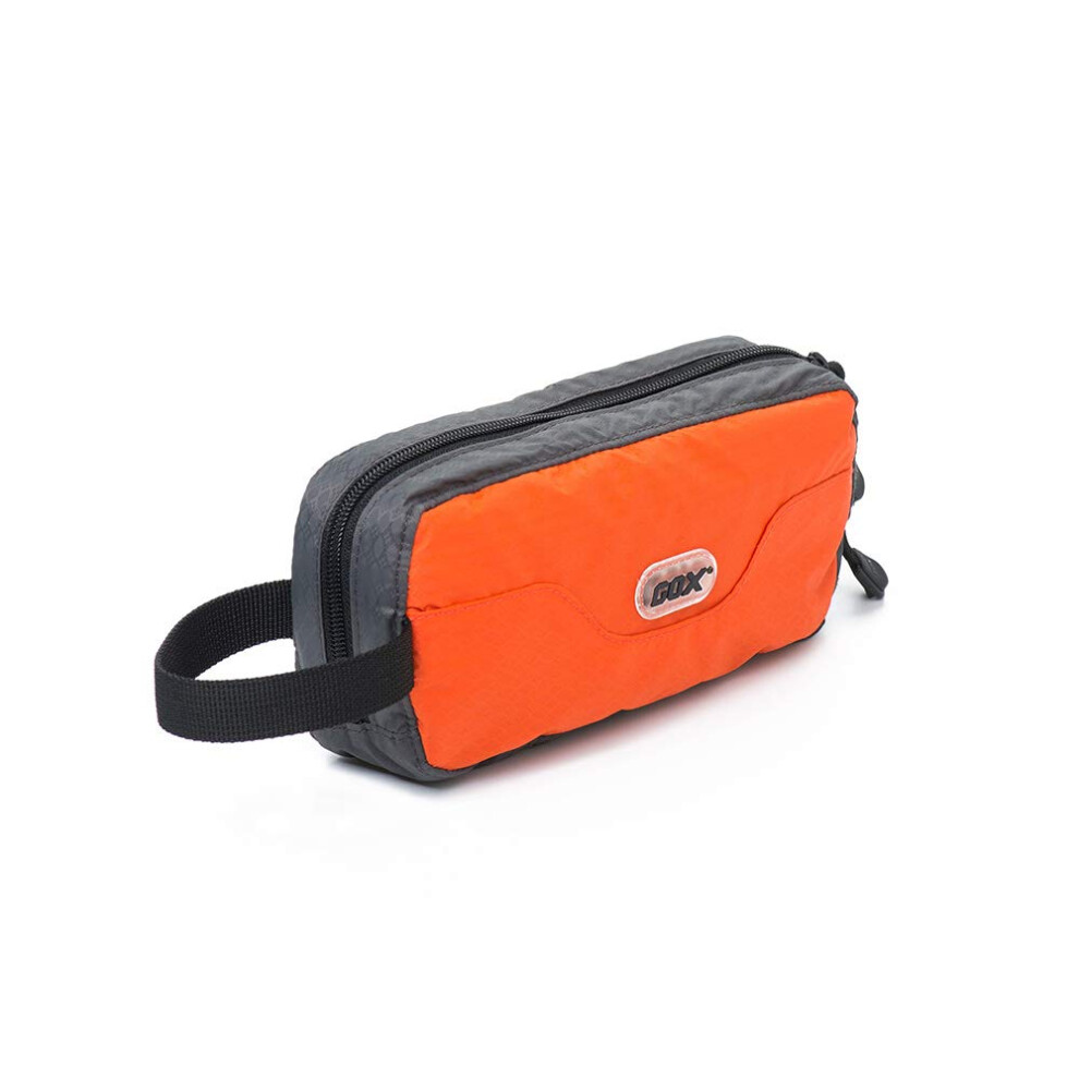 Gox Travel Toiletry Bag Dopp Kit Case Ultra-Light Cosmetics Bag Makeup Organizer(Orange)