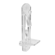 Prime-Line U 9393 polctart csap nzr 5 mm. 5/8 In. Clear 4 Count (1 csomag)
