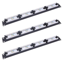 Sieťový adaptér UTP 24 RJ45 pre patch panely do racku, ethernetový, CAT6
