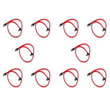 Kabel danych SATA 3.0III SATA3 7pin 6Gb/s 50CM w osłonie nylonowej (czerwony)