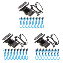 Placa PCIE SATA de 8 portas, placa PCIe 3.0, dispositivos compatíveis