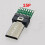 Υποδοχή βύσματος ακροδεκτών Micro-USB για κάμερες Son YX Peria 5
