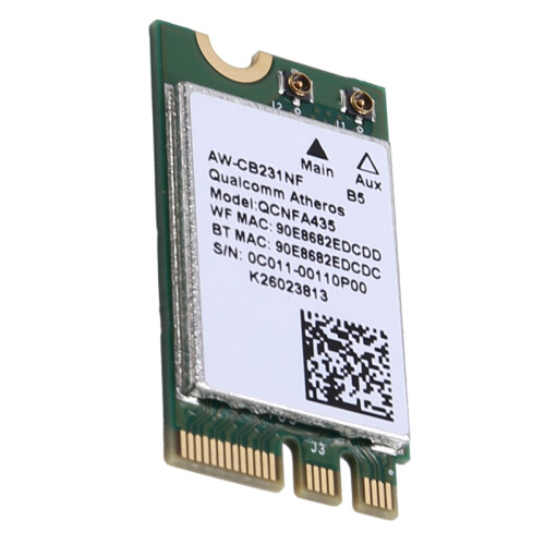 QCA9377 QCNFA435 Κάρτα ασύρματης σύνδεσης Bluetooth4.1 WiFi για Win 7/8/10 2