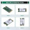 QCA9377 QCNFA435 Κάρτα ασύρματης σύνδεσης Bluetooth4.1 WiFi για Win 7/8/10 9