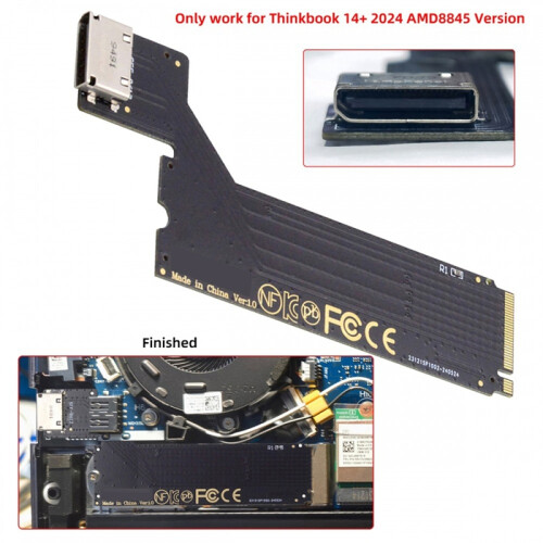 Klucz M PCI-E4.0 M.2 do adaptera hosta Oculink SFF-8611 SFF-8612 2