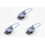ZlideOn Zipper Pull Replacement - 3pcs  Silver  Large - Instant Zipper Replacement Slider 2