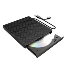 Unidad Grabadora de CD/DVD Externa Multifuncional Negra con Ranuras SD/TF y USB 3.0 Óptica para PC Portátil