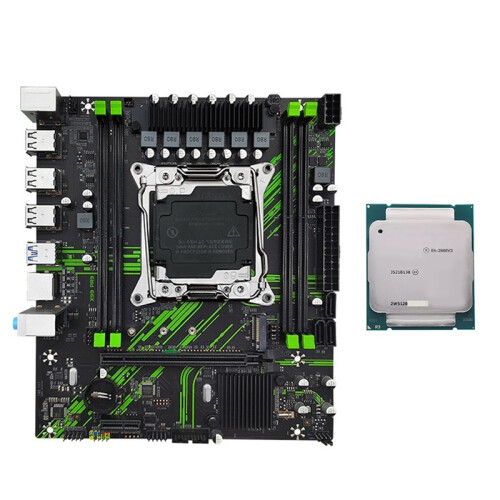 X99 PR9 Motherboard LGA 2011-3 Set Kit with E5 2666v3 CPU Processor 1