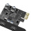 Κάρτα επέκτασης 5Gbps PCIE 1X σε Dual USB C 3