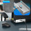 Κλιπ USB 3.0 HUB στον προσαρμογέα σταθμού σύνδεσης Ασημί 4