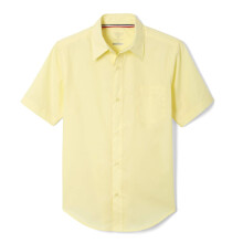 Camicia classica in popeline a maniche corte per ragazzi French Toast (standard e Husky) gialla 14