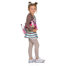 Leggings in cotone per bambine Himom, pantaloni per bambini, tinta unita, lunghi, per bambini, et 2-13, beige