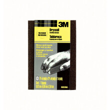 3M Small Area Drywall Sanding Sponge 3.75 in by 2.625 in by 1 in Fine/Medium (9093DCNA)