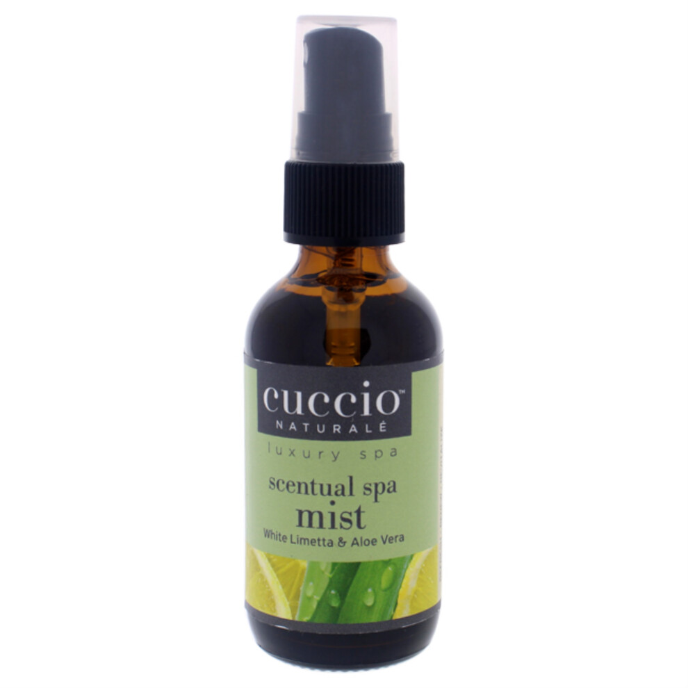 Scentual Spa Mist - White Limetta and Aloe Vera by Cuccio Naturale for Unisex - 2 oz Mist-image-OPC-PFK86YJ-NEW