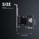 Σκληρός δίσκος PCIE Riser Card 1X σε SAS SFF-8087 για εξόρυξη 7