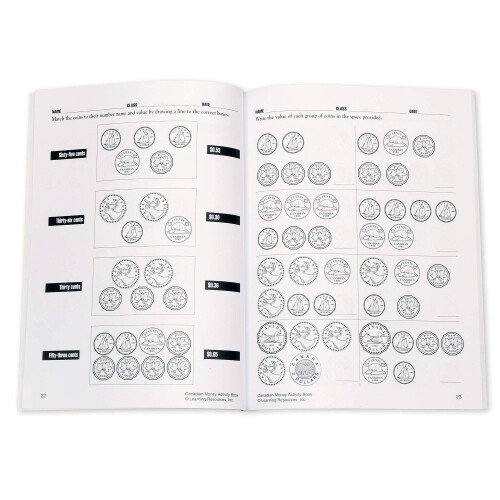 Learning Resources Kit de Monnaie Canadien Learning Resources, Monnaie Factice pour Enfants, Classes K+ | Âges 5+ 2