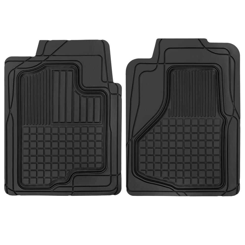 Motor Trend 2 Front All Weather Custom Heavy Duty Rubber Floor Mats For Auto Car Truck Suv 826942656996