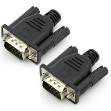 2X VGA Virtuele Display Adapter Mannelijke Dummy Plug EDID Vergrendelingsplaat