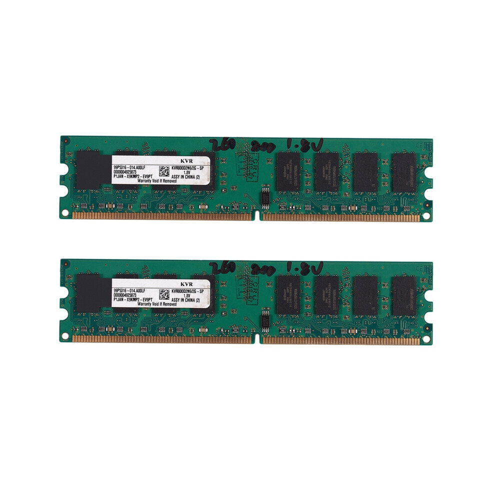 2Gb Ddr2 Pc2-6400 800Mhz 240Pin 1.8V Desktop Dimm Memory Ram (W) 4851369266929