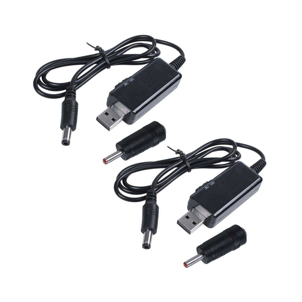 Usb Boost Cable 5V Step Up To 9V 12V Adjustable Voltage Converter 4851369267025