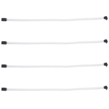 Kabel danych SATA 3.0III SATA3 7pin 6Gb/s 50CM w osłonie nylonowej (biały)