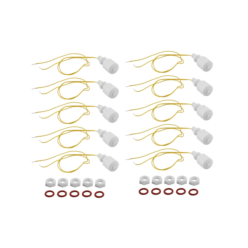 10 Pezzi ZP4510 Sensore Di Livello Dell'acqua Liquida Interruttori A Galleggiante Verticali-image