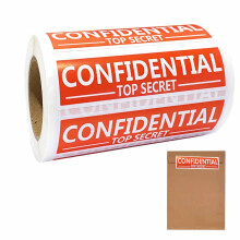 Confidential Stickers File Handling Instructions Stickers Labels 4x1 Inch 500 Pcs Per Pack